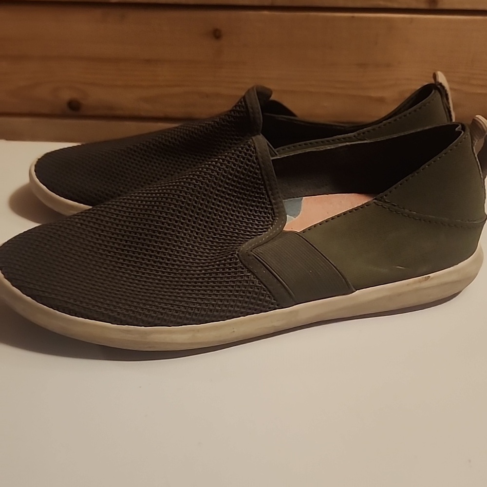 Womens OluKai Slip On Shoes Size 8.5 Us Oilve - Picture 5 of 7
